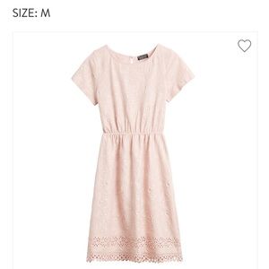Delicate pink A-line dress